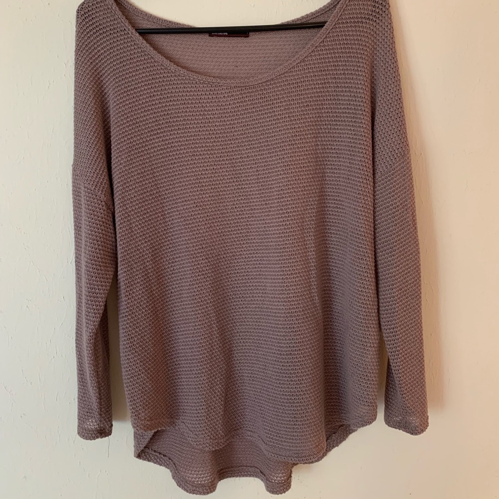 Off the shoulder sweater